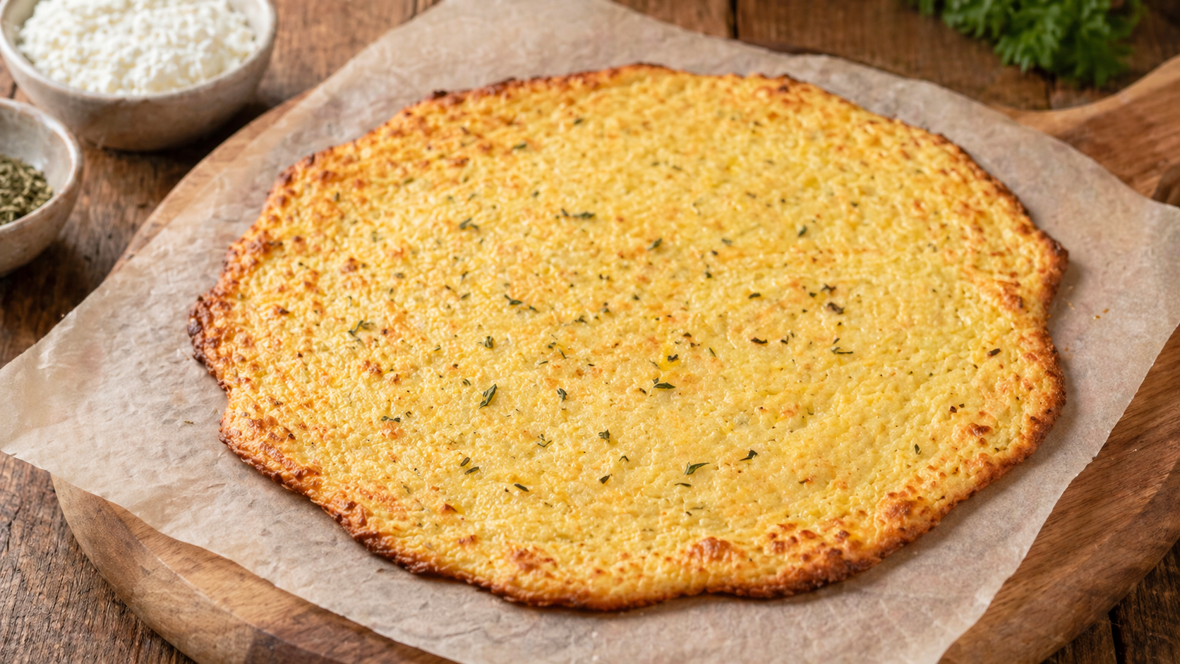 Cottage placka bez mouky